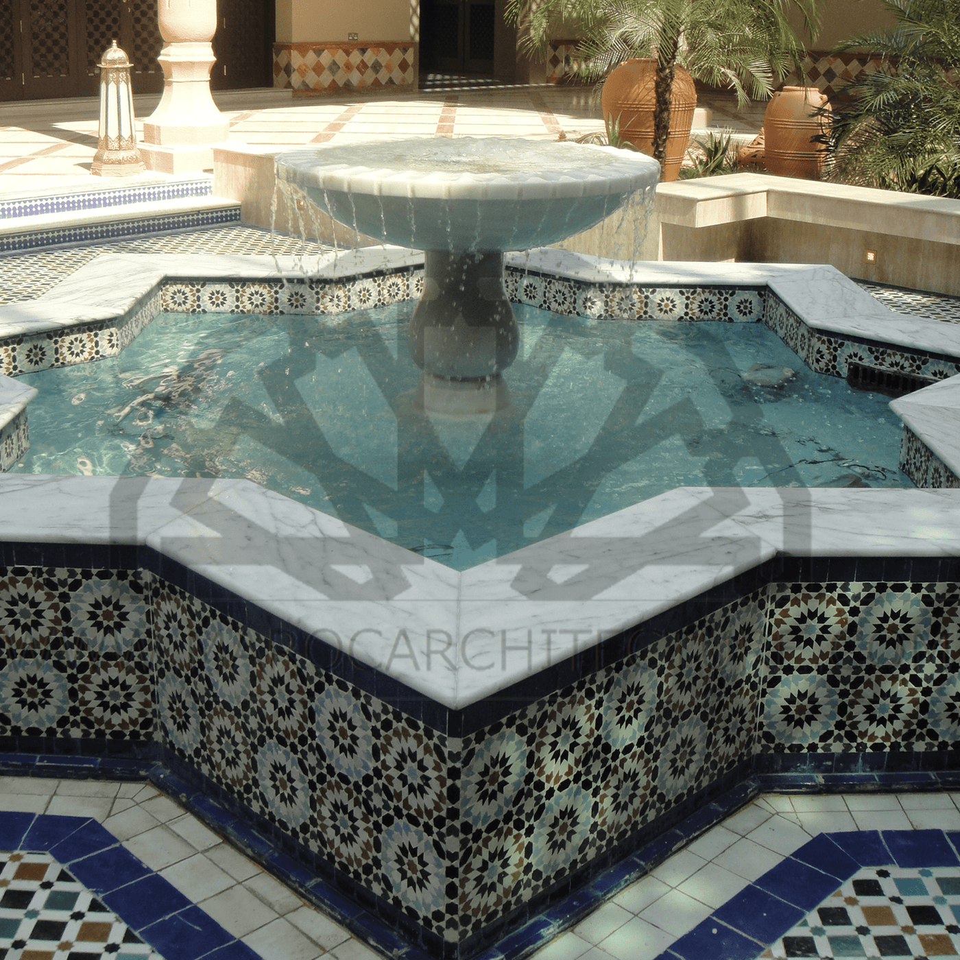 Floor Fountains Moroccan tile collection