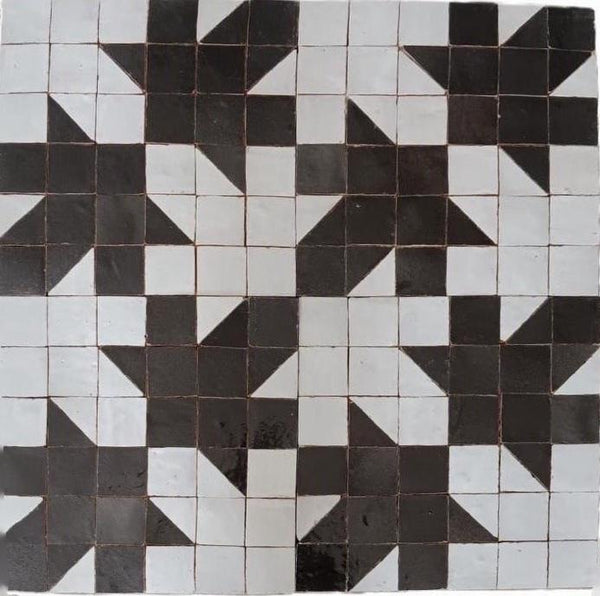 Fig Leaf mosaic - My Moroccan Tile