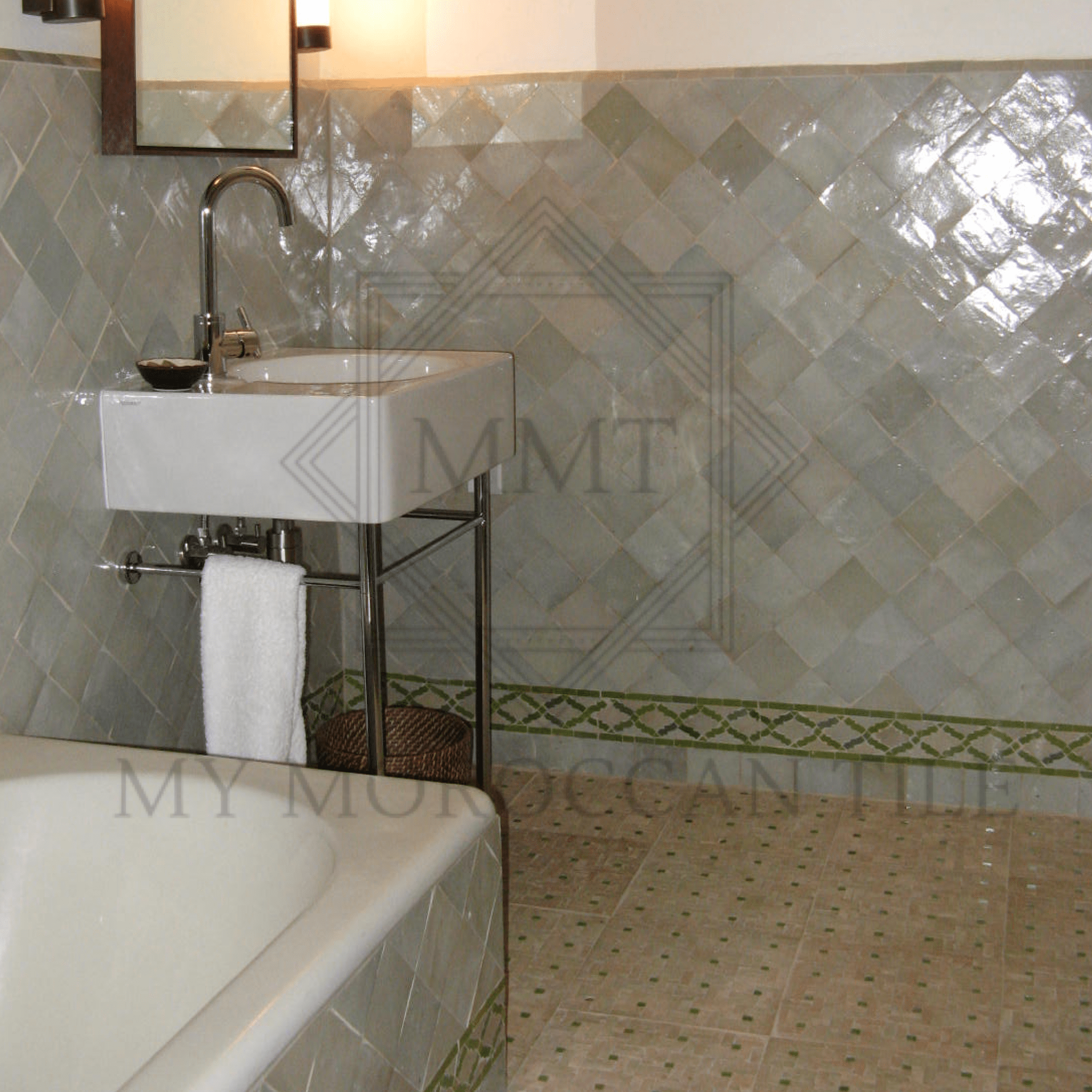 Arabesque Mosaic Border – My Moroccan Tile