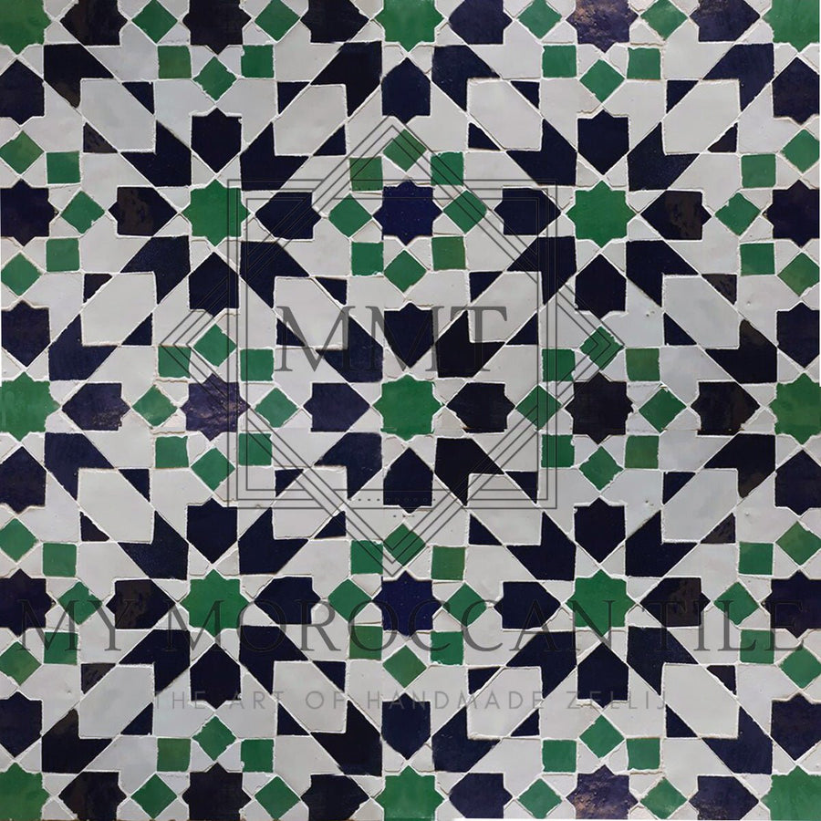 Fez Medina Mosaic Tile - 1882A - My Moroccan Tile