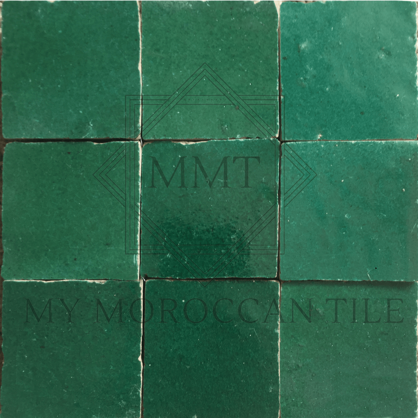 Forest Green Moroccan Zellige Tile - My Moroccan Tile