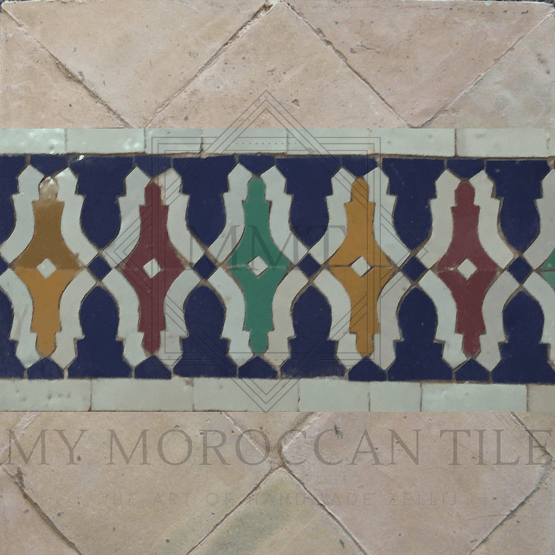 Goose With Lace Mosaic Border - My Moroccan Tile