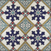 Hand painted Moroccan tile – 17114 - My Moroccan Tile