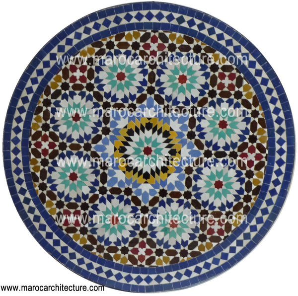 MOROCCAN MOSAIC TABLE TOP 1906 - My Moroccan Tile