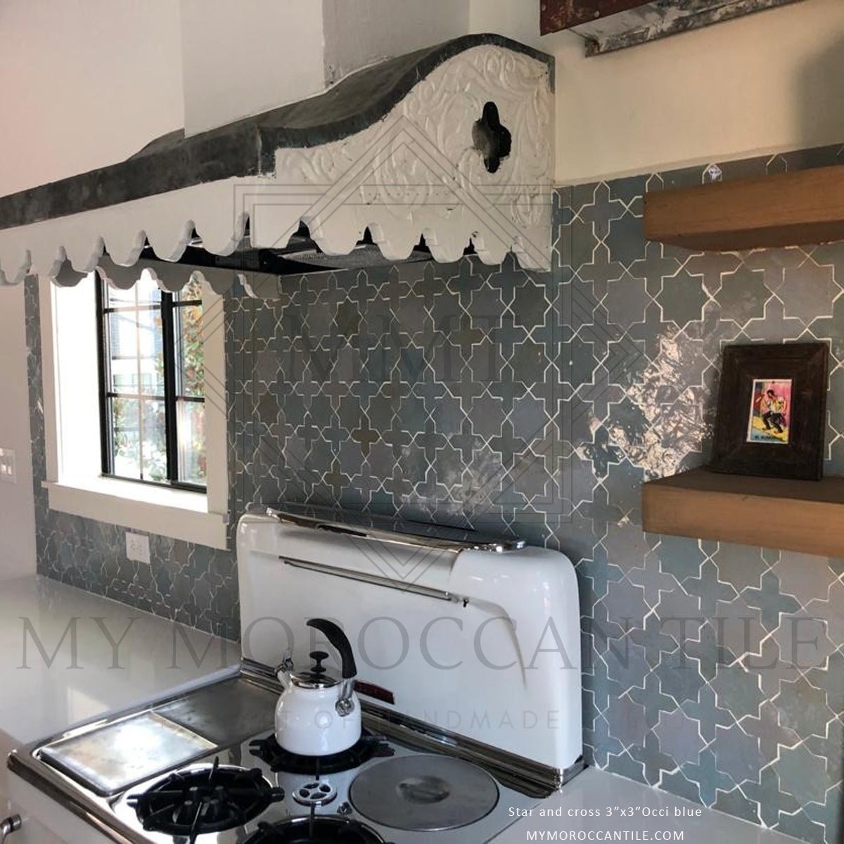 Star and Cross Moroccan Tile - My Moroccan Tile